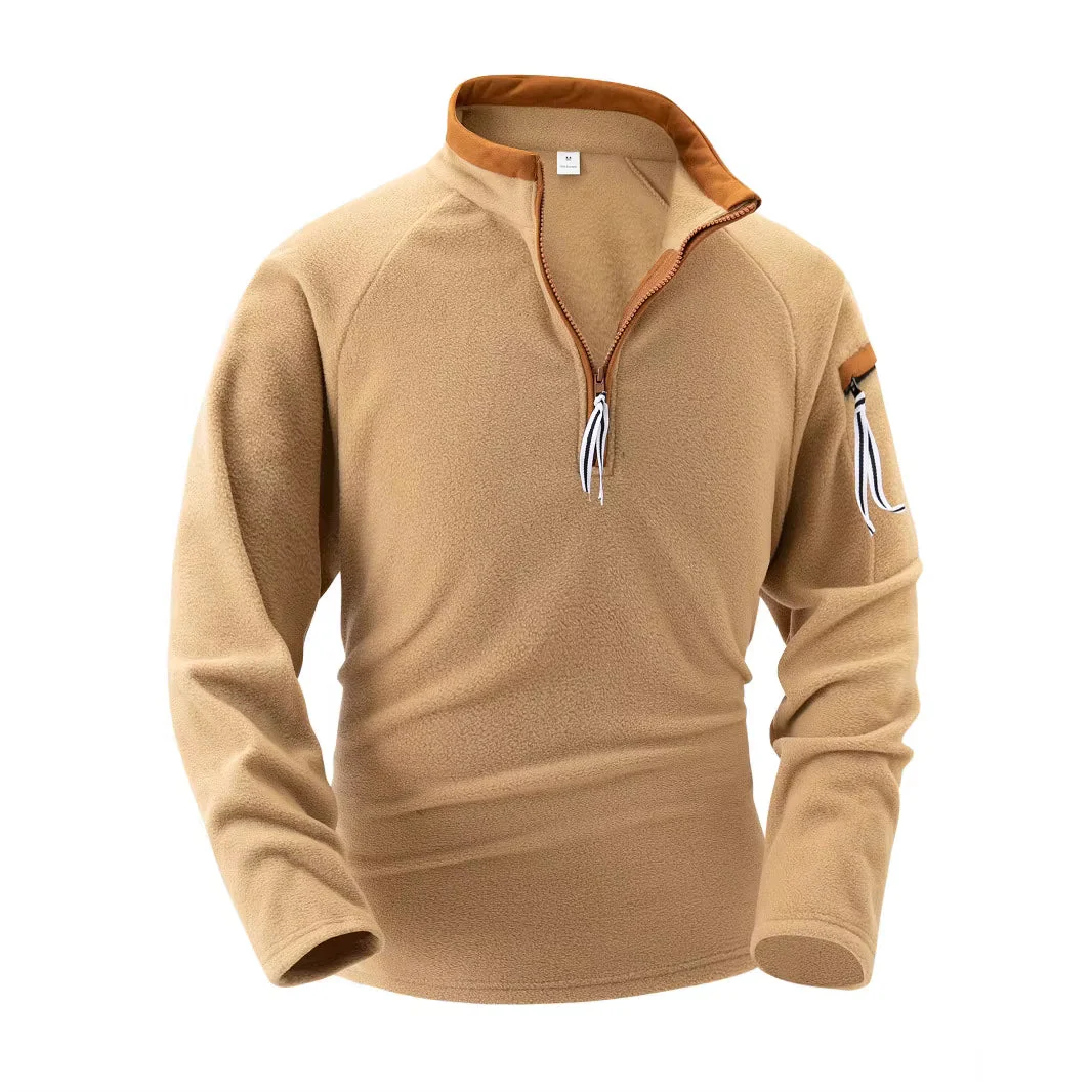 Herren Stehkragen Pullover mit Reißverschluss - Wärmend & Elegant - Image 4