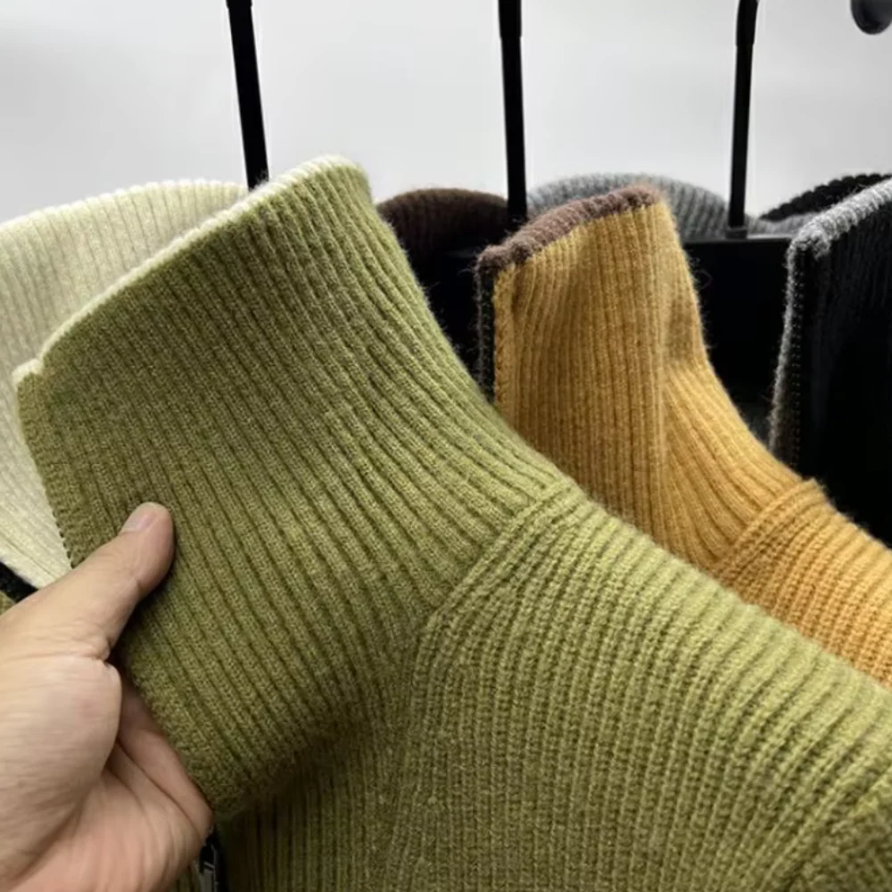 Herren Stehkragen Pullover mit Reißverschluss - Sportlich Elegant - Image 8