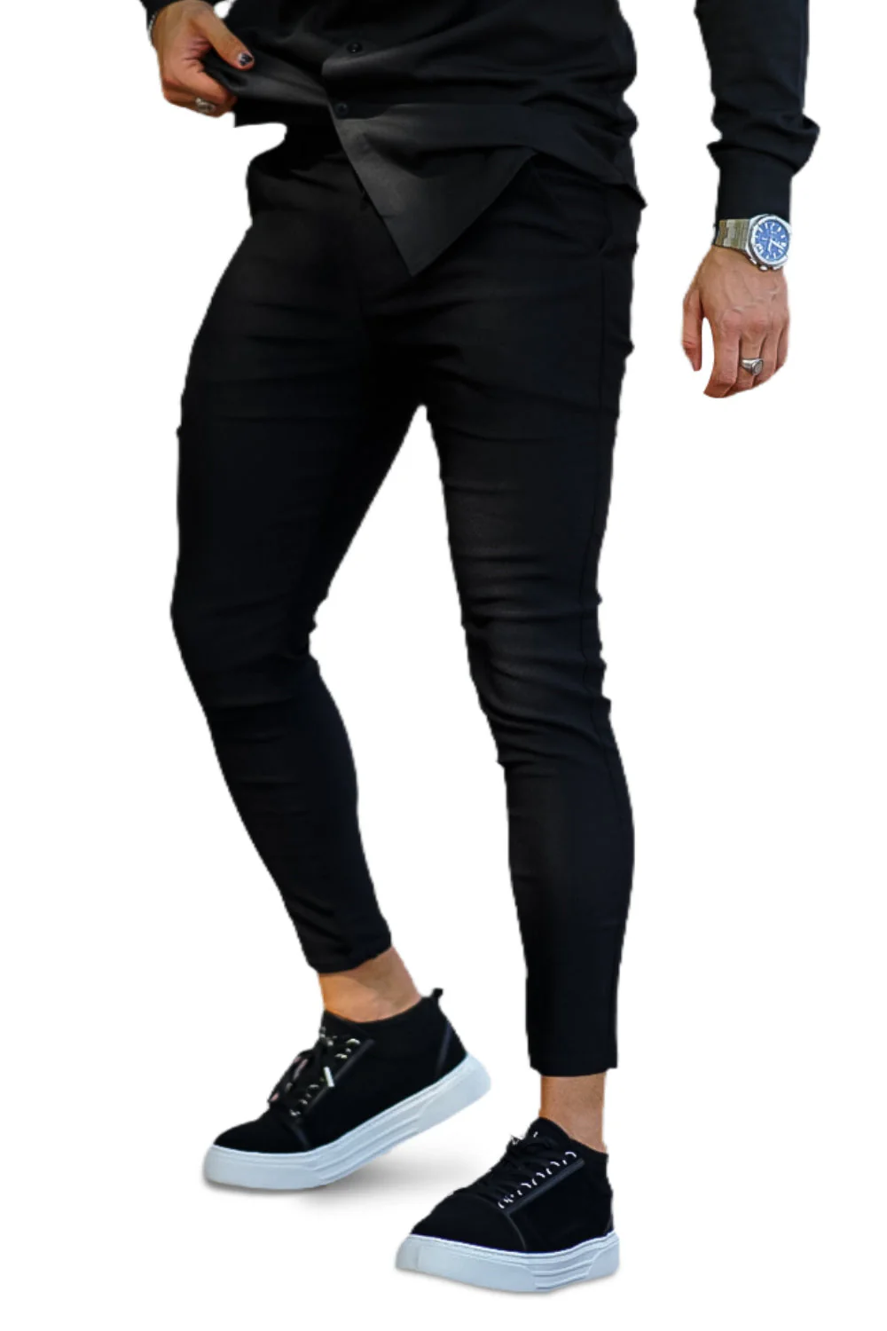 Klassische Herren Stoffhose