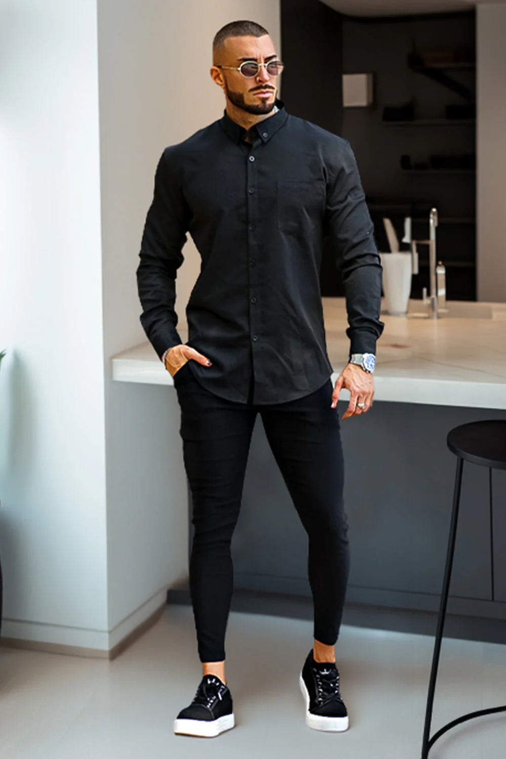 Klassische Herren Stoffhose - Image 4