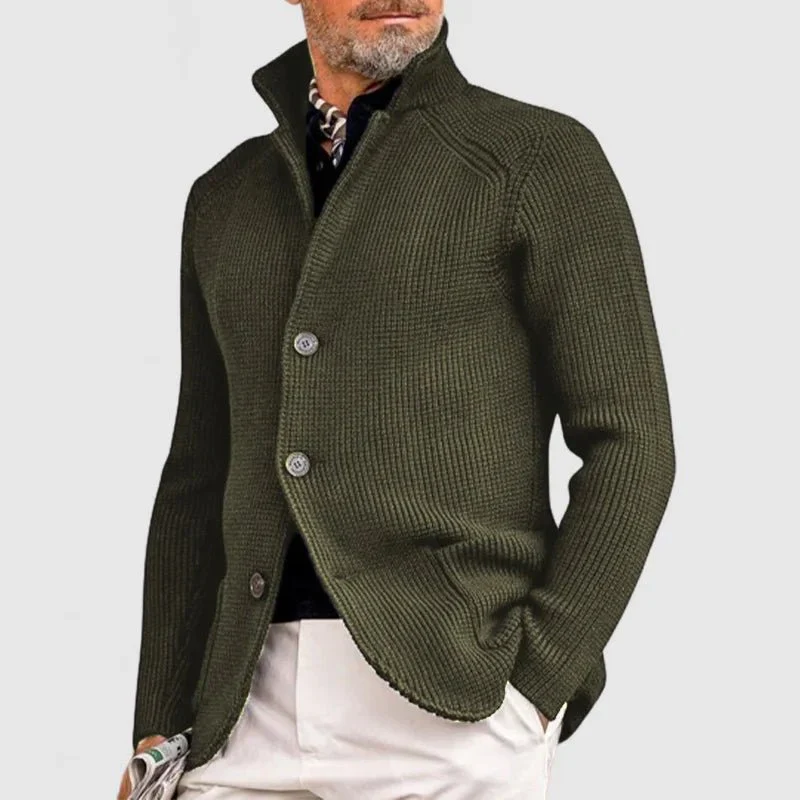 Elegante Strickjacke für Herren mit Knopfleiste - Image 5