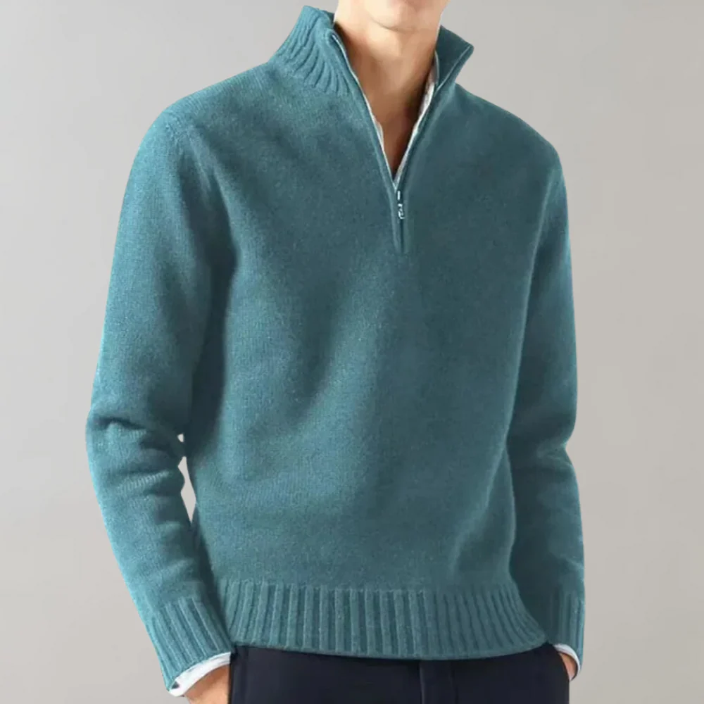 Klassischer Herren Sweater aus Baumwolle - Bequem & Elegant - Image 4