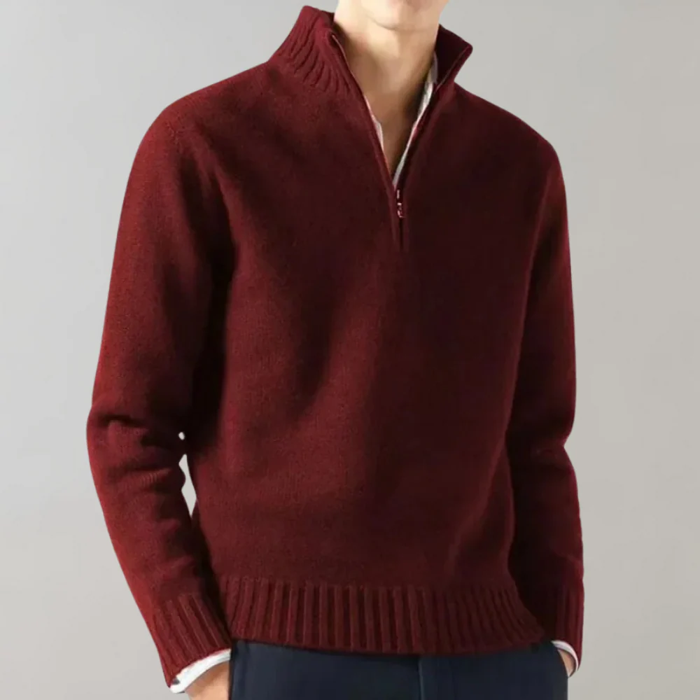 Klassischer Herren Sweater aus Baumwolle - Bequem & Elegant - Image 6