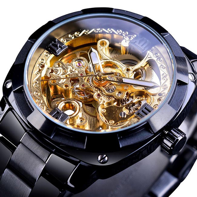 Elegante Transparente Herren Uhr - Image 5
