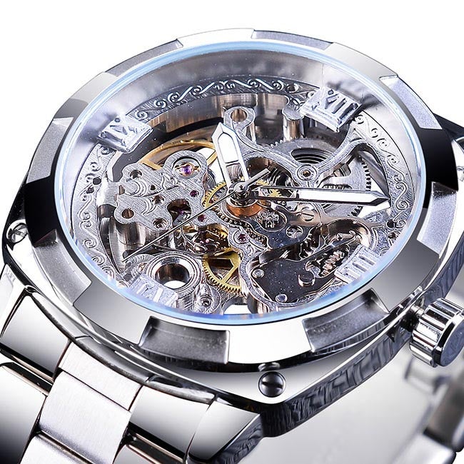 Elegante Transparente Herren Uhr - Image 6