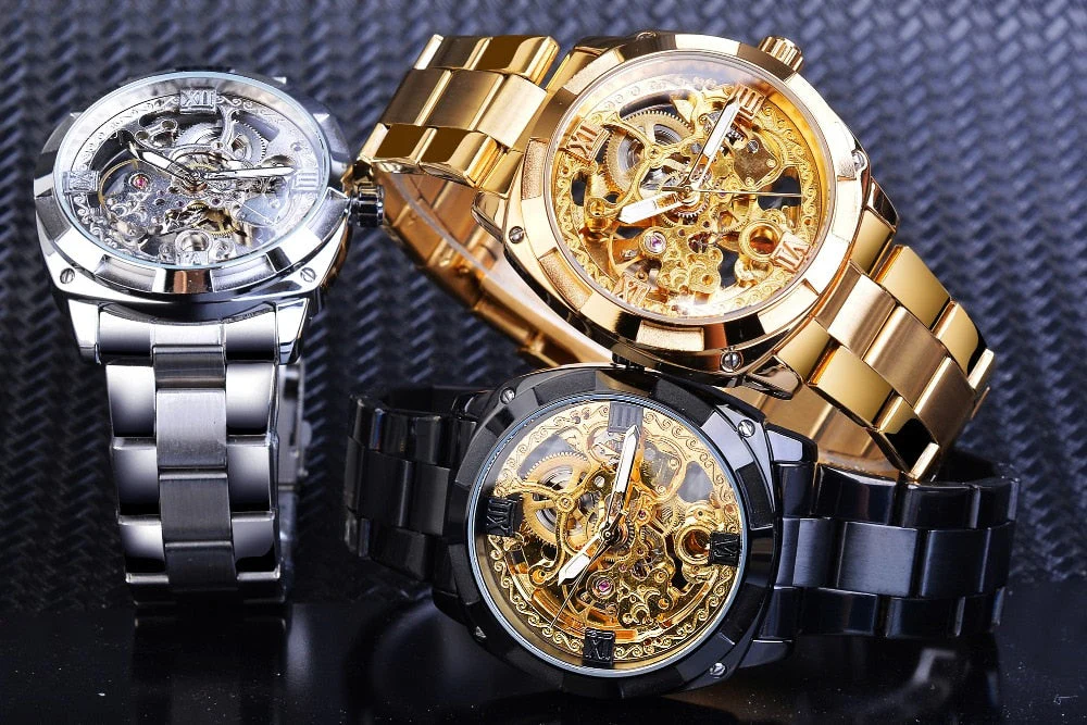 Elegante Transparente Herren Uhr - Image 7