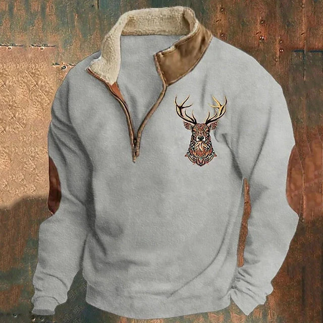 Herren Viertel-Reißverschluss Pullover - Warm und Bequem - Image 4