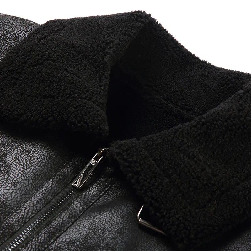 Elegante Herren Lederjacke im Vintage-Stil - Image 5