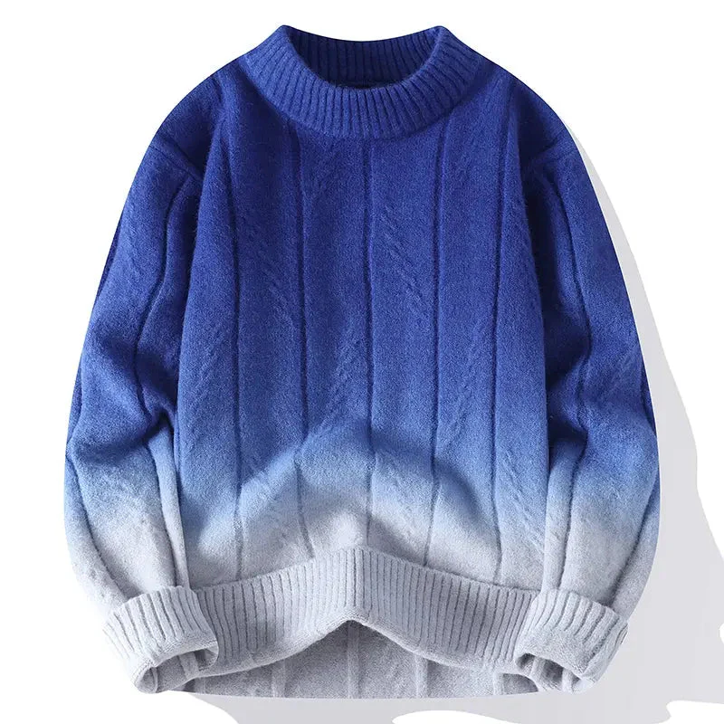 Herren Strickpullover in Farbverlauf - Image 4