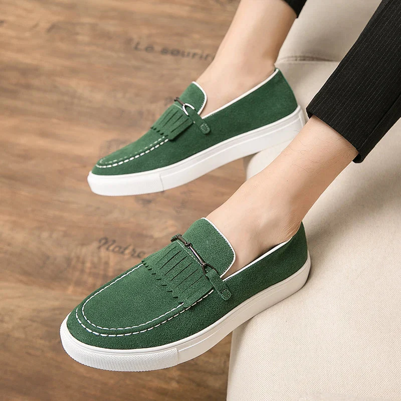 Elegante Herren Wildleder Loafer - Image 10
