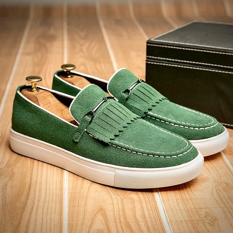 Elegante Herren Wildleder Loafer - Image 3