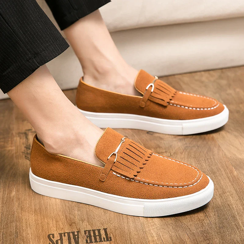 Elegante Herren Wildleder Loafer - Image 8