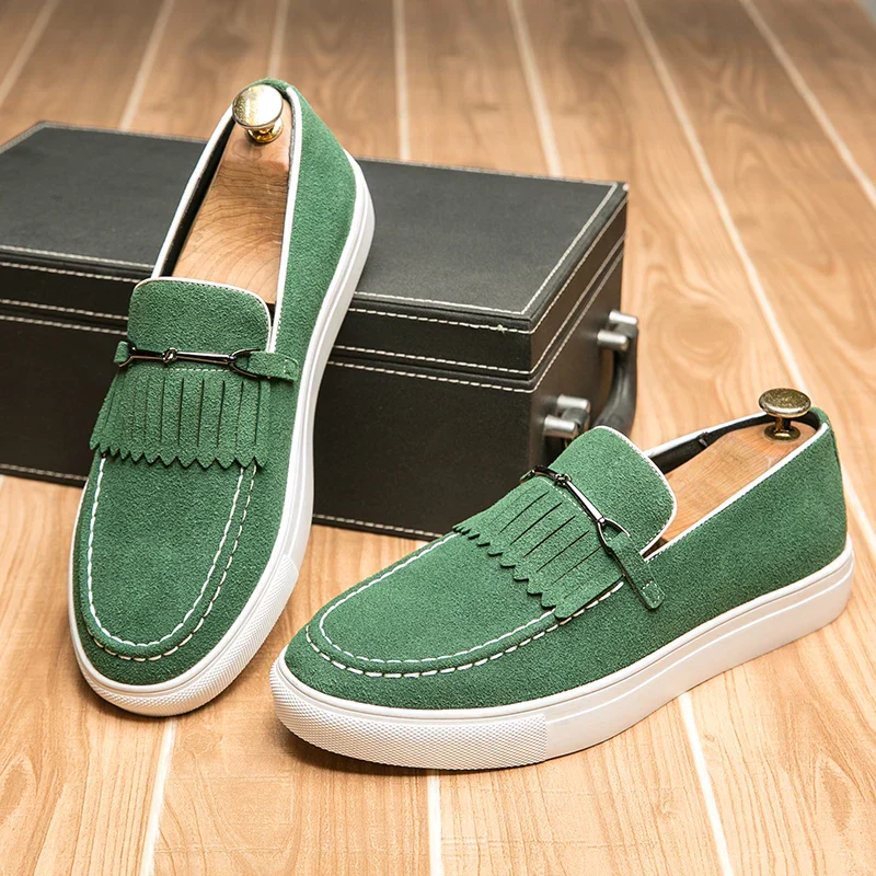 Elegante Herren Wildleder Loafer - Image 9