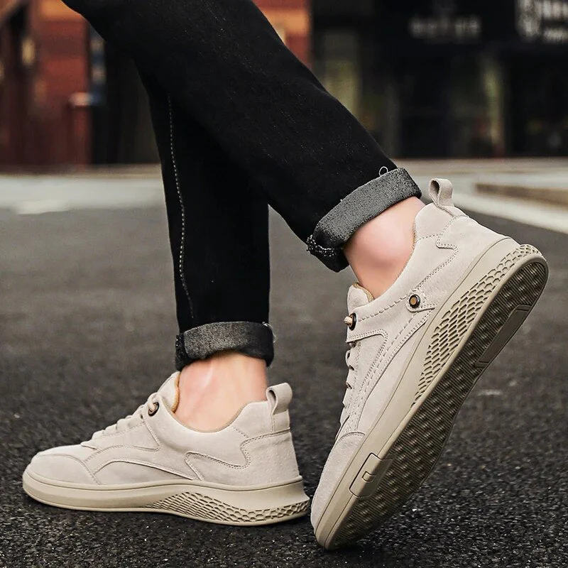 Sportliche Herren Wildleder Sneaker - Image 10