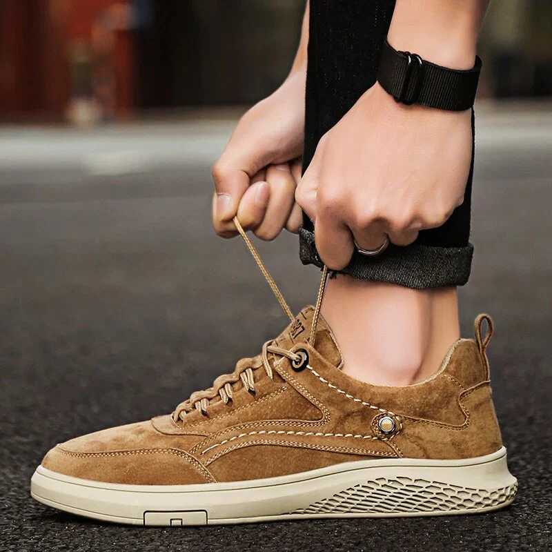 Sportliche Herren Wildleder Sneaker - Image 14