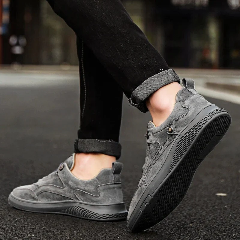 Sportliche Herren Wildleder Sneaker - Image 6