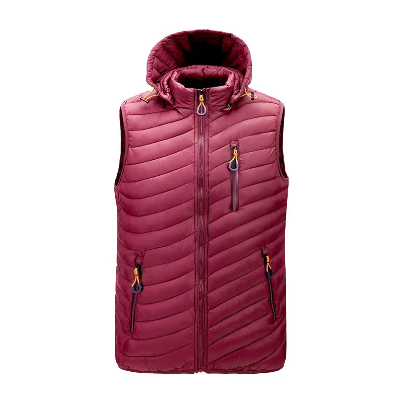 Herren Winter-Daunenweste Thermoisoliert - Image 8