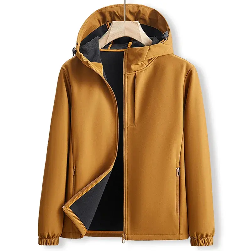 Herren Winter Kapuzen Übergangsjacke Elegant