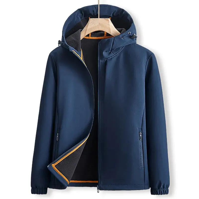 Herren Winter Kapuzen Übergangsjacke Elegant - Image 3