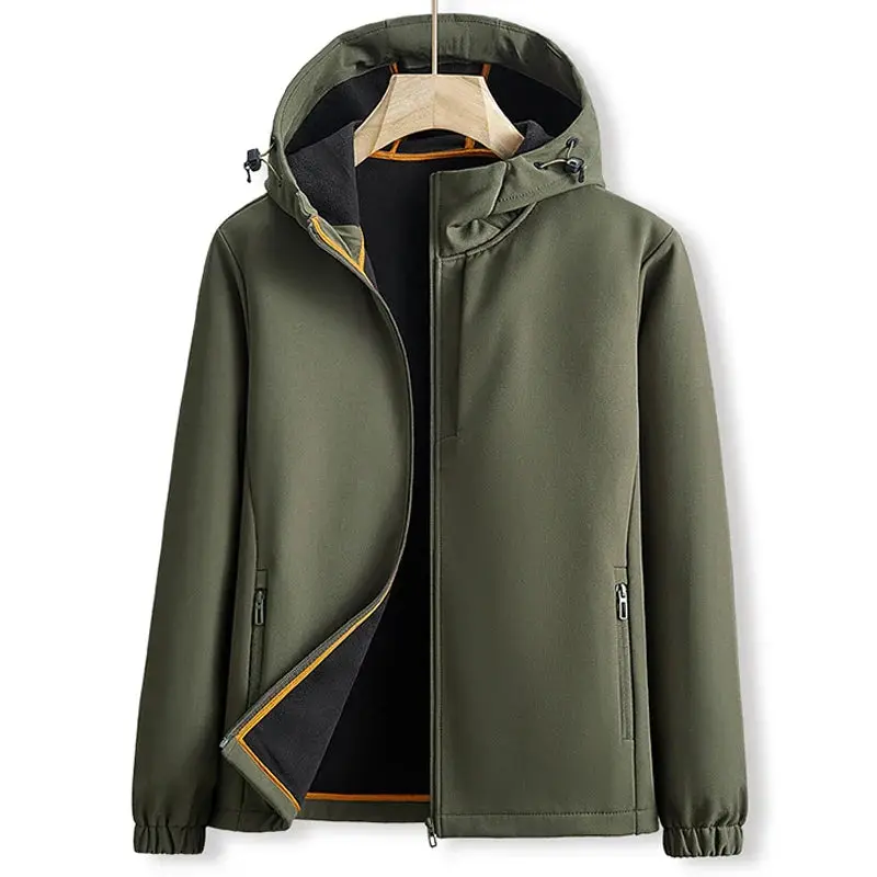 Herren Winter Kapuzen Übergangsjacke Elegant - Image 4