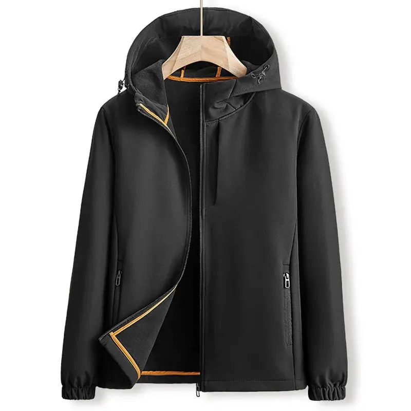Herren Winter Kapuzen Übergangsjacke Elegant - Image 5