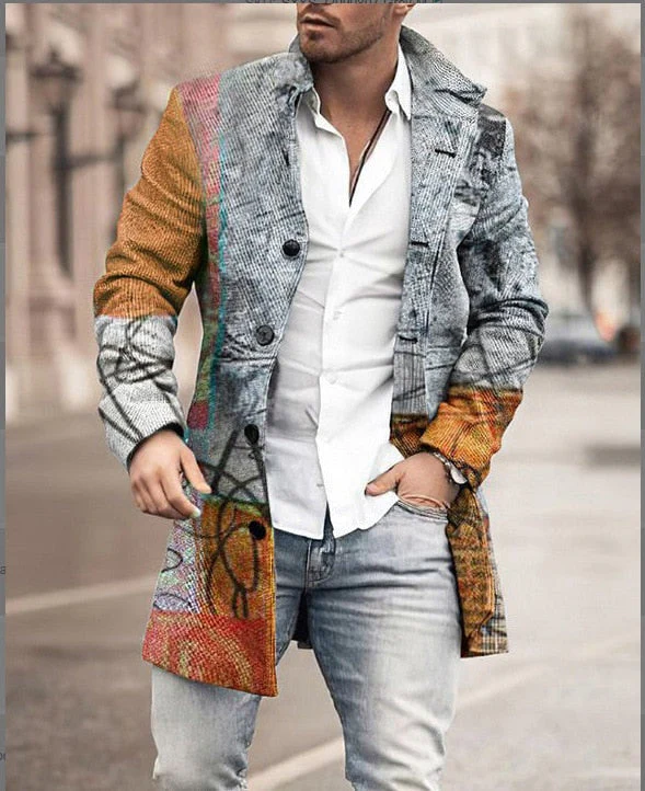 Warme Herren-Winterjacke mit Kragen - Image 3