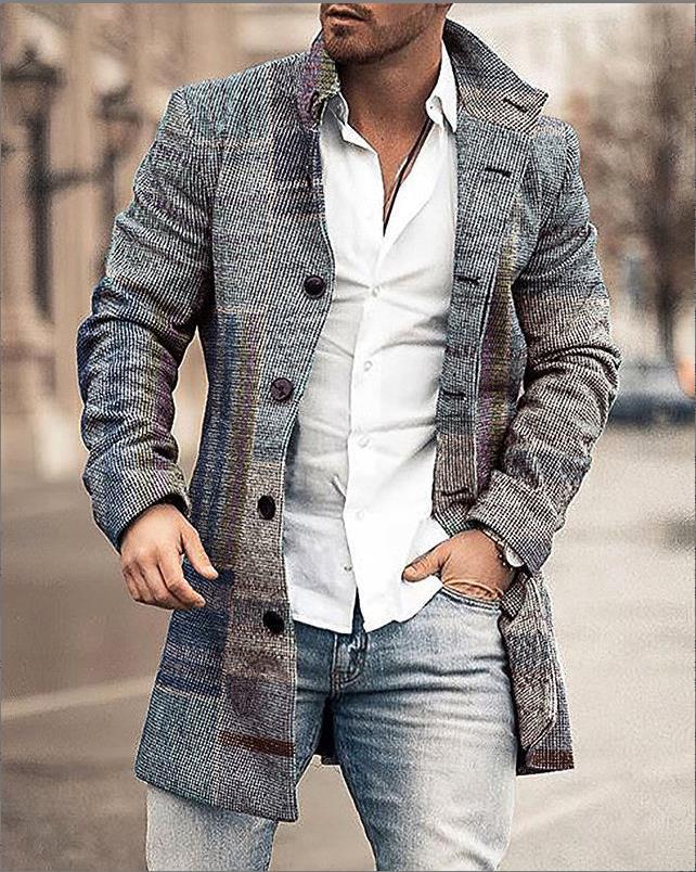 Warme Herren-Winterjacke mit Kragen - Image 4