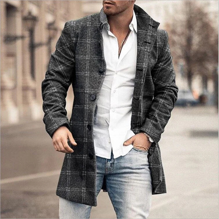 Warme Herren-Winterjacke mit Kragen - Image 6
