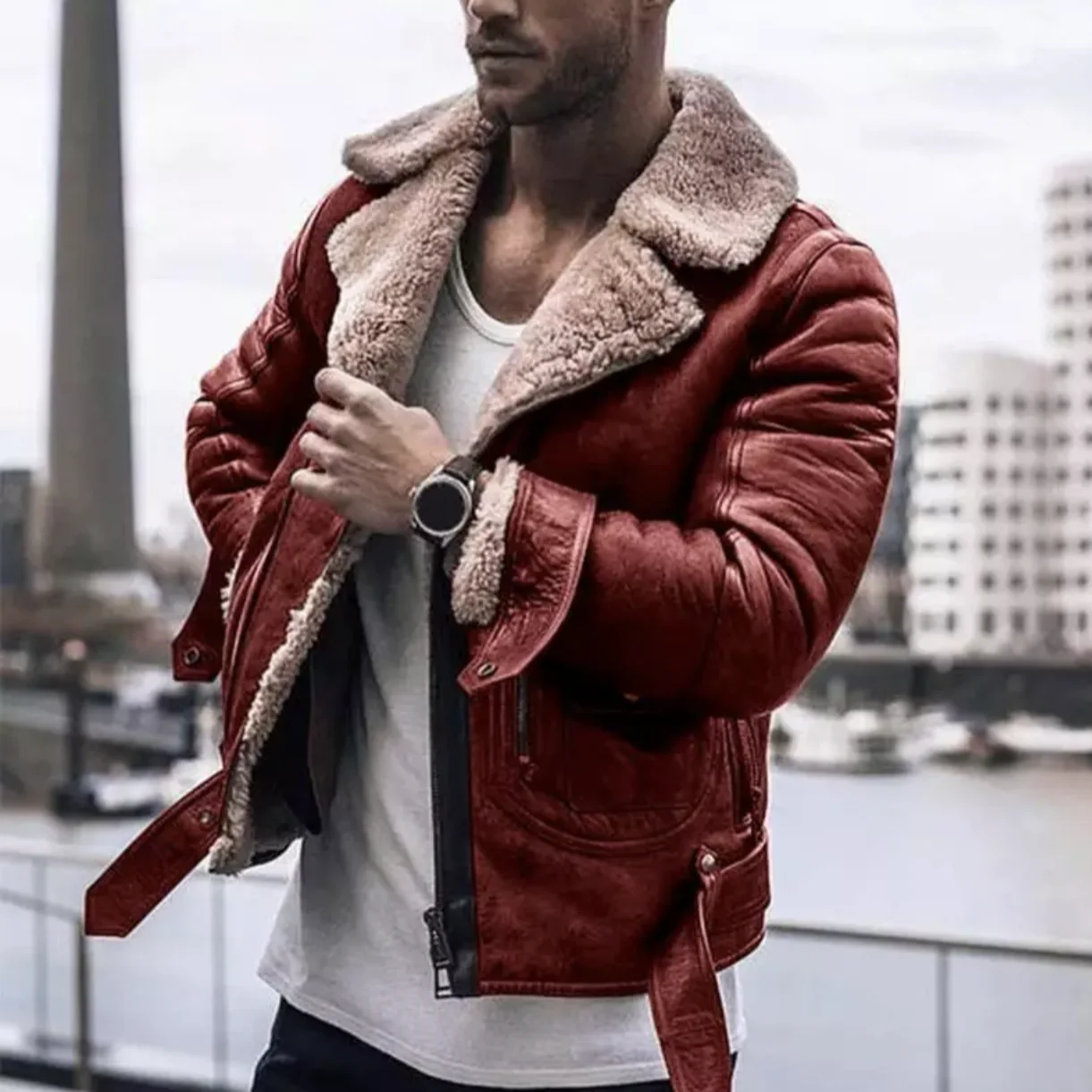 Stylische Winterjacke für Herren - Warm & Modern - Image 3