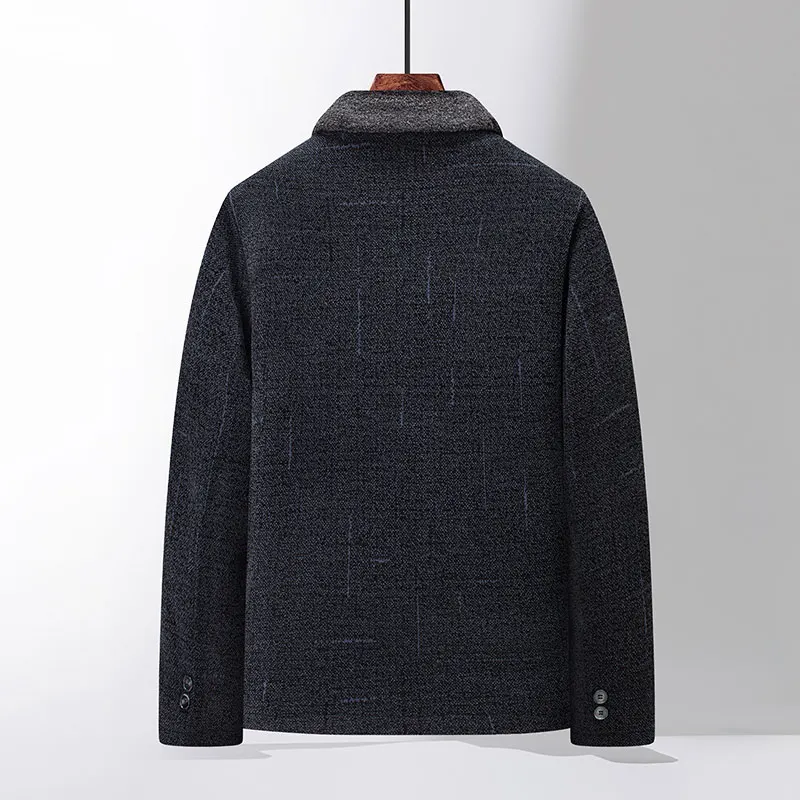 Herren Wollmantel in Klassischer Passform - Elegant & Warm - Image 3