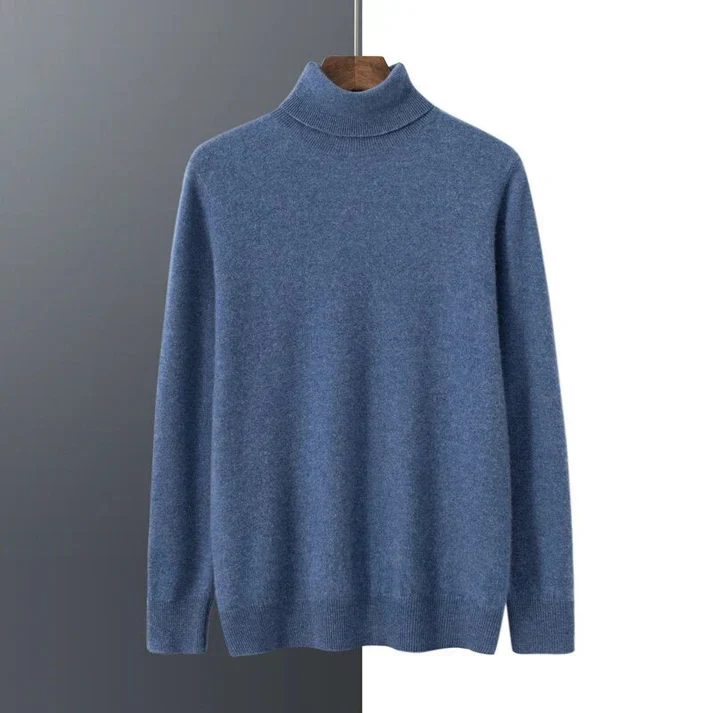 Hochwertiger Herren Kaschmir-Rollkragenpullover - Image 8