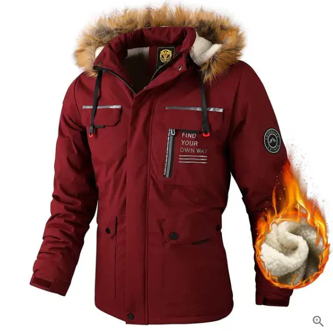 Hochwertige wasserdichte Winterjacke für Herren - Image 12