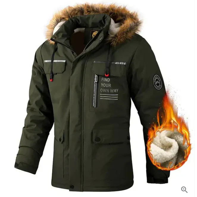 Hochwertige wasserdichte Winterjacke für Herren - Image 7