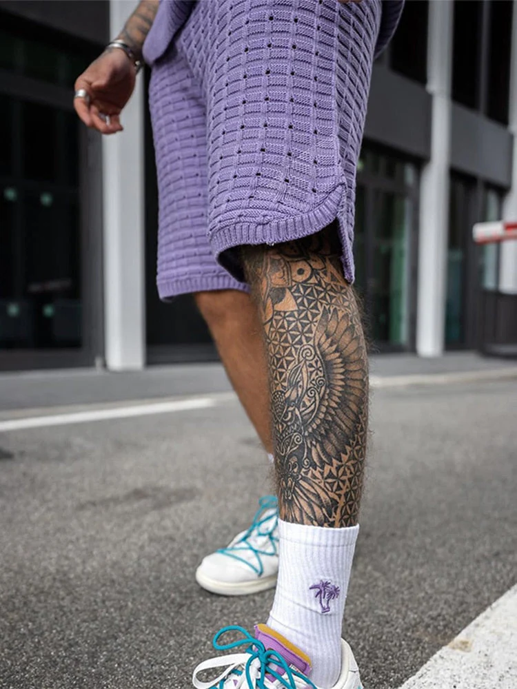 Hochwertiges gestrickte Herren Freizeit Set für den Sommer - Image 5