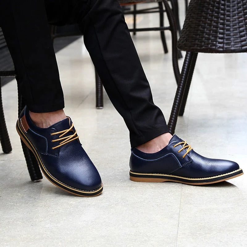 Hochwertige Herrenleder-Oxfordschuhe in verschiedenen Farben - Image 11