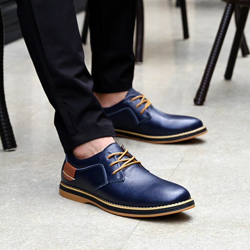 Hochwertige Herrenleder-Oxfordschuhe in verschiedenen Farben - Image 12