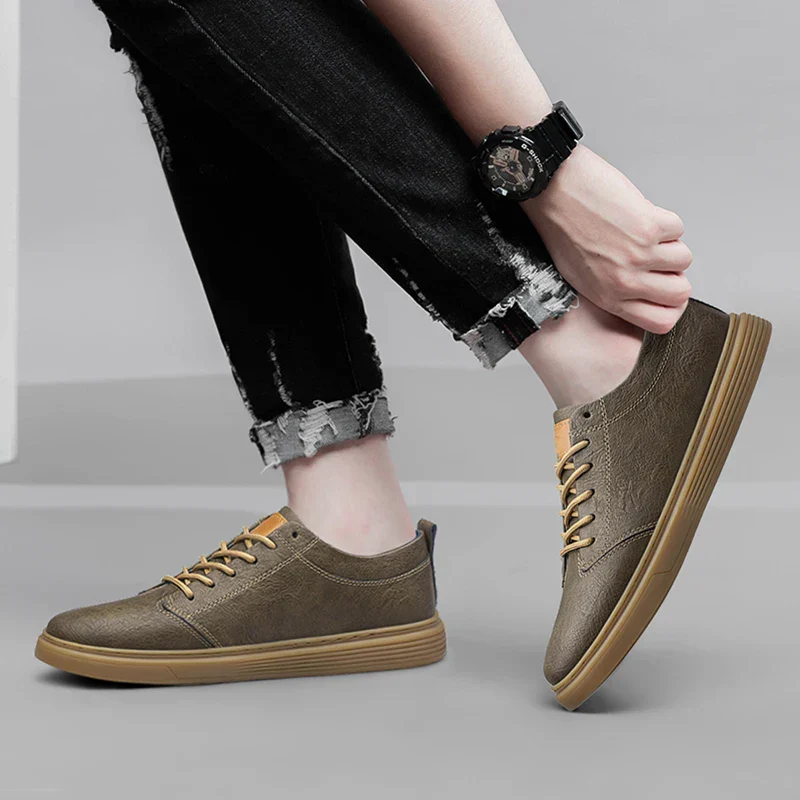Hochwertige Leder-Sneaker für Herren - Image 8