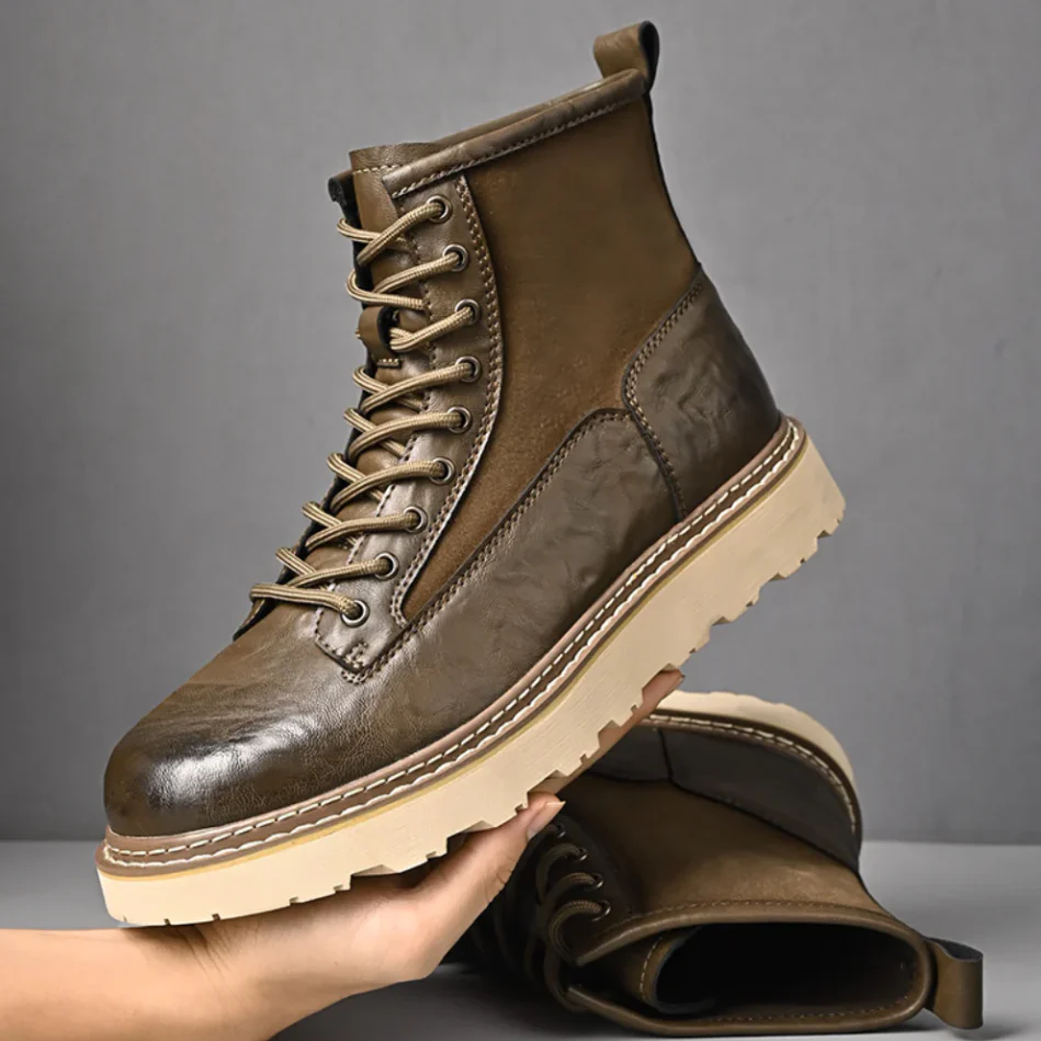 Hochwertige und stilvolle Herren Stiefel aus Leder - Image 2