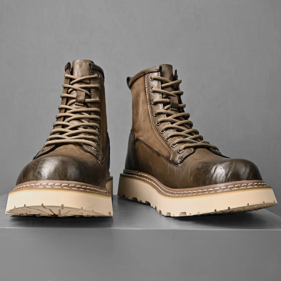 Hochwertige und stilvolle Herren Stiefel aus Leder - Image 4