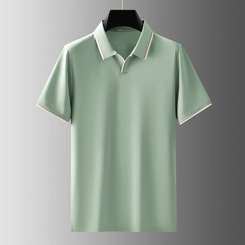 Hochwertiges Seidenpoloshirt für Herren - Image 4