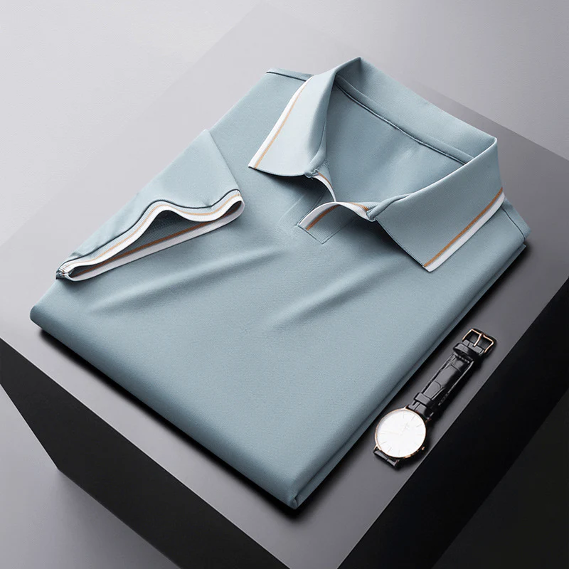 Hochwertiges Seidenpoloshirt für Herren - Image 6