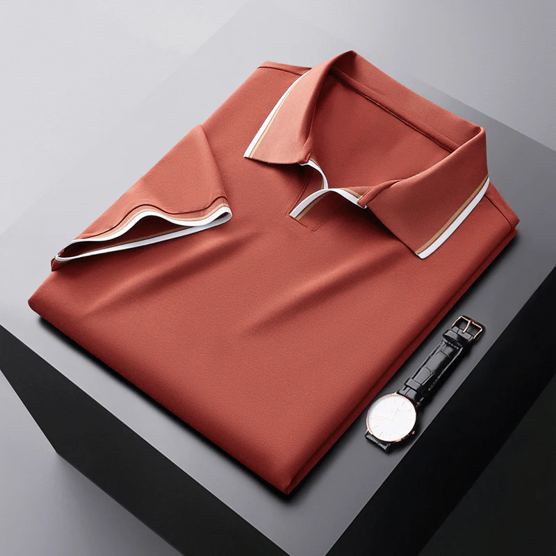 Hochwertiges Seidenpoloshirt für Herren - Image 8