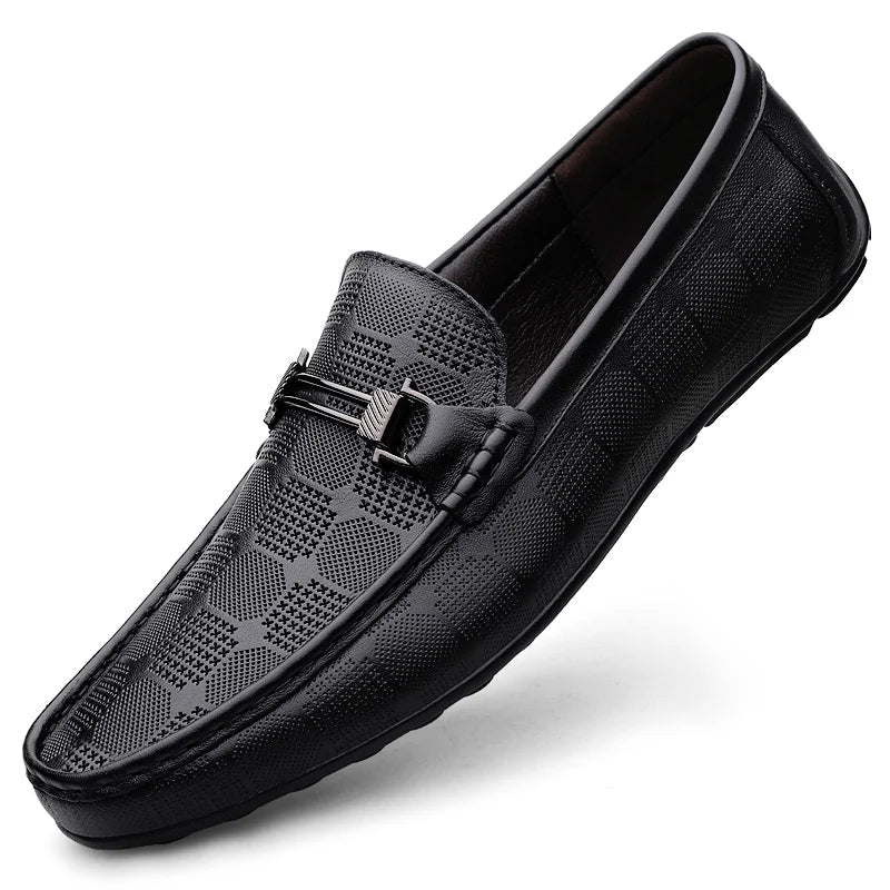 Italienischer Herrenloafer aus echtem Leder - Image 11