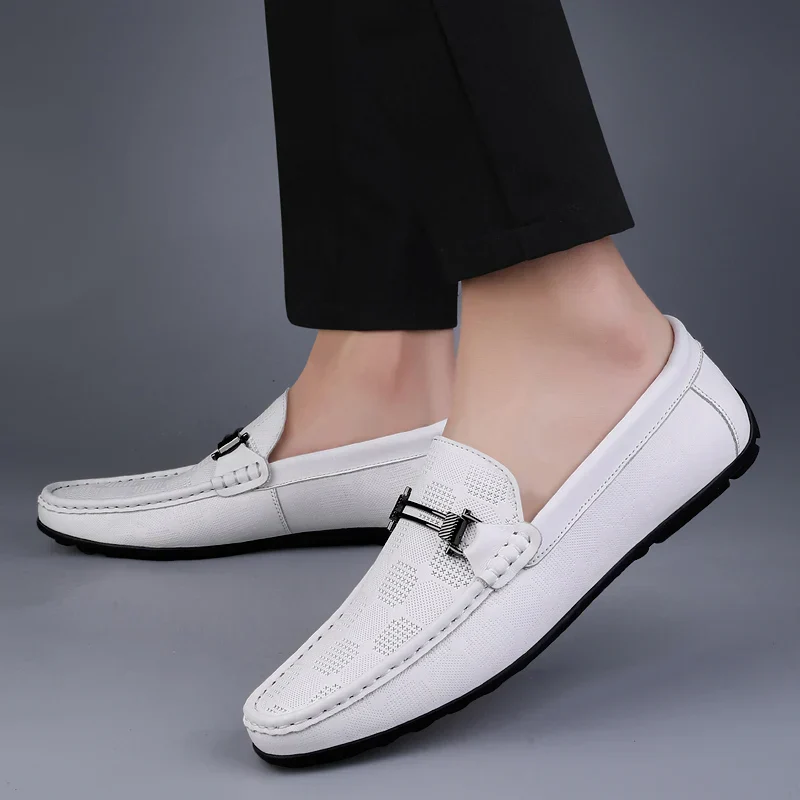 Italienischer Herrenloafer aus echtem Leder - Image 5