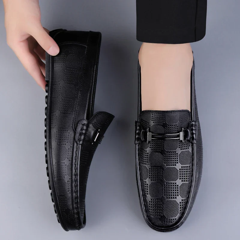 Italienischer Herrenloafer aus echtem Leder - Image 8