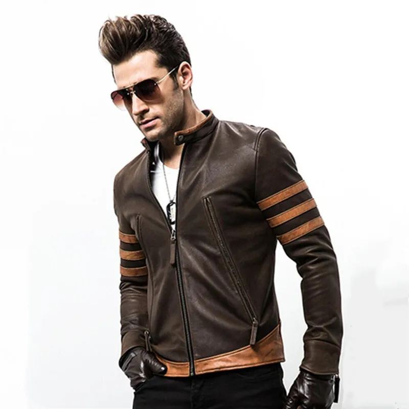 Elegante Herren Lederjacke im einzigartigen Design - Image 3