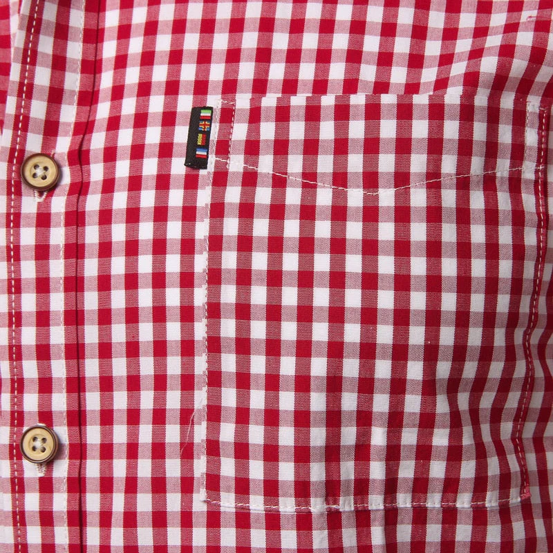 Kariertes Kurzarm Baumwollhemd Herren Business Casual - Image 5