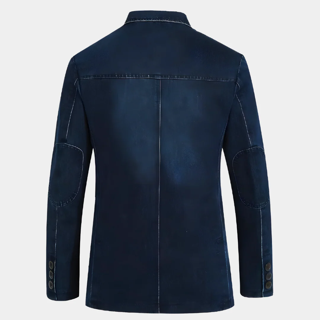 Klassische Herren Jacke aus Denim - Image 3