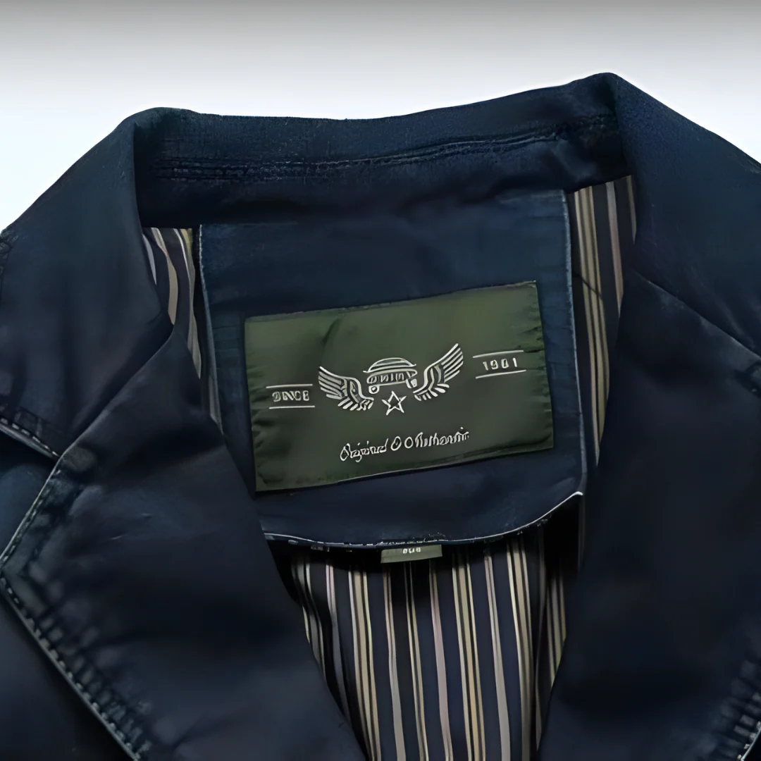 Klassische Herren Jacke aus Denim - Image 6