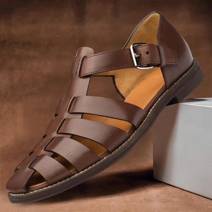 Klassische Herren Ledersandalen für Stil und Komfort - Image 4